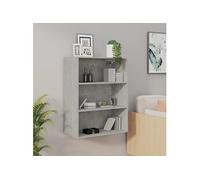 vidaXL Hangkast 69,5x32,5x90 cm betongrijs812316 Gris G