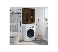vidaXL Armoire murale chêne marron 69,5x34x90 cm 828507