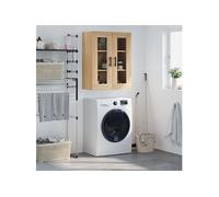 vidaXL Armoire murale 69,5x34x90 cm Chêne Sonoma – Meuble flottant en bois d'ingénierie