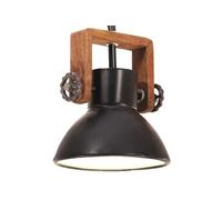Vidaxl Lampe Suspendue Industrielle 25 W Noir Rond 19 Cm E27