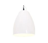 vidaXL Lampe suspendue industrielle 32 cm - Blanc