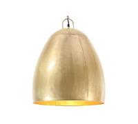 Hanglamp industrieel rond 25 W E27 42 cm messingkleurig320556