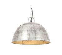 Hanglamp industrieel vintage rond 25 W E27 41 cm zilverkleurig320541