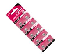 Hangsu Lot de 10 piles bouton LR41 1,5 V alcalines stables pour gadgets et accessoires de rechange AG3/192/GP192A