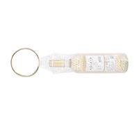 Hangsu Porte-bouteille de vin portable avec cristaux étincelants pour les voyages, design tressé de luxe avec pierres lumineuses pour le rangement des cadeaux, blanc, One Size