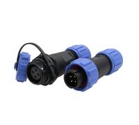 HangTon Weipu SP13 Connecteur 4 broches étanche Aviation Circulaire 5A Fiche femelle Connecteur de câble pour utilisation en extérieur Power Light