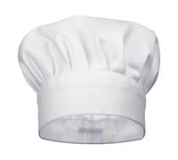hankousi 1 pièce Toque de Chef Blanche, Ajustable et Respirante, en Coton, pour Hommes et Femmes, Couvre-Chef Professionnel pour Cuisine, pour Utilisation dans Les hôtels, Restaurants et boulangeries