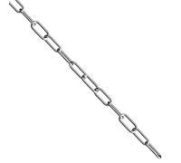 hannger 4 mm chaîne de pluie 1,5 m chaînette acier inoxydable 304-200 kg | Chaîne de sécurité robuste en acier pour suspendre vêtements, laisses, nichoirs, garde-corps et panneaux d'affichage