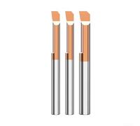 HanOaki Barre d'alésage en carbure de tungstène - Outil de tournage à petit trou - Série MTR - Anti-vibration - Alliage d'acier - Cuivre - Traitement de l'aluminium - 1,2 mm à 4 mm (3R0.15XL15XD4)