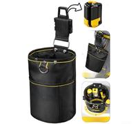 HanOaki Ceinture à outils professionnelle en tissu Oxford 1680D pour électricien, sac banane de 3,5 L, design multi-compartiments pour le travail des ouvriers (B)
