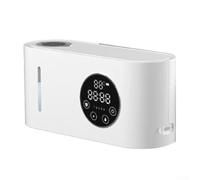 HanOaki Distributeur de savon à induction avec capteur intelligent - Support mural rechargeable par USB - Réservoir de 500 ml - Design anti-goutte - Cinq niveaux de sortie en mousse pour la famille et