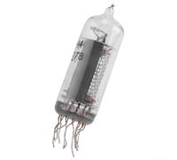 HanOaki IN14 Tube lumineux pour horloge numérique LED Nixie, verre transparent avec lueur orange-rouge, base standard compatible avec les horloges rétro JZ-4 Z567M, 1 pièce