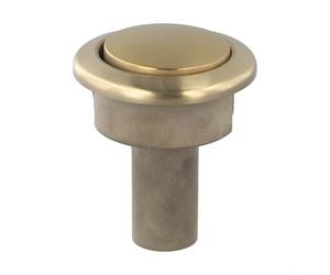 HanOaki Interrupteur de réservoir de toilette pour Siamp Storm 33 A - En ABS plaqué or chromé - Convient pour décoration de salle de bain de 48 mm (A)