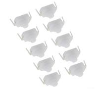 HanOaki Lot de 10 interrupteurs à bouton-poussoir à 2 broches, 30 V 1 A avec borne en cuivre, compatible avec petite lampe de poche de 1208 m