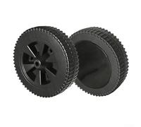 HanOaki Lot de 2 roulettes de rechange de 17,8 cm en plastique robuste pour barbecues à gaz CharBroil | Roues de chariot de barbecue d'extérieur avec trou de 8 à 10 mm pour une installation facile