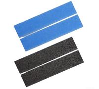 HanOaki Lot de 8 filtres à air mini-split pour Mitsubishi Electric séries MSZ-FH & MSZ-FF/FS - 21 × 4,7 cm en polyester avec purification double couche (enzyme lytique et charbon actif)