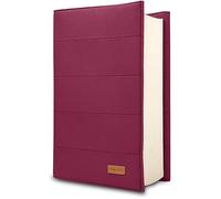 HANOI Collection® Housse pour livres de lecture ajustable et rembourrée. Housse de transport pour livres rembourrée. Couverture de livres, Protection pour livres. (Violet, Grande)