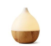 HANOLLY Diffuseur Huiles Essentielles, 100ML Petit Diffuseur Parfum Maison | Humidificateur Ultrasonique avec Lumières LED 7 Couleurs, Diffuseur d'arômes avec Arrêt Automatique Cadeau Anniversaire