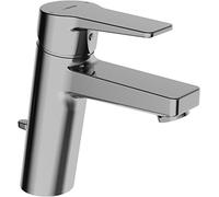 Hansa 09012283 Mix Mitigeur de lavabo à levier simple avec garniture/tuyau de pression flexible Chromé