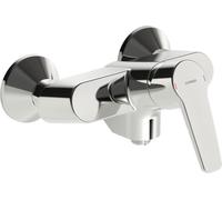 Hansa 51450193 Robinet de baignoire/douche Mélangeur pour montage mural hansapinto | Fonction Thermocool - - 17L/min à 3 bar