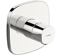 Hansa 81129583 avec unité fonctionnelle, batterie de thermostat, chrome