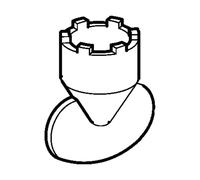 cache clé Hansa M24 x 2000 59913134 pour aérateur, M 24x1mm