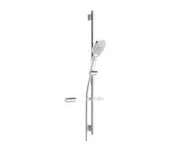 Hansa Activejet - Set de douche avec flexible, barre et douchette, 3 jets, chrome 84370230
