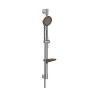Hansa Ensemble de douche Aurelia 47160130 – 3 jets, barre 770 mm raccourcissable, chrome