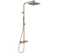 Hansa Aurelia - Set de douche avec thermostat, 25x25 cm, bronze brossé 4719911381
