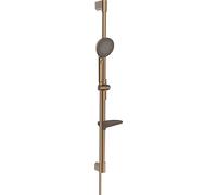 Hansa Aurelia - Set de pommeau de douche, barre et flexible, 3 jets, bronze brossé 4715013081