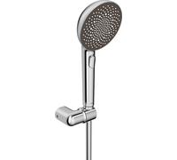 Hansa Aurelia - Set de pommeau de douche, support et flexible, 3 jets, chrome 47170120