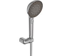 Hansa Aurelia - Set pomme de douche, barre et flexible, 3 jets, acier brossé 4717012080