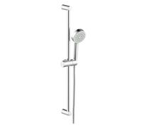 Hansa Basic - Set de pommeau de douche, barre et flexible, chrome 55780113