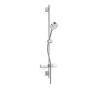 Hansa Basicjet Set de douche avec barre et tablette, 1 jet, 44670113,