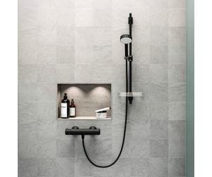 Hansa Basicjet Set de douche avec barre et tablette, 3 jets, 4467013333,