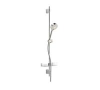 Hansa Basicjet - Set de douche avec douche à main, barre murale 92 cm, 3 jets, chrome 44670133