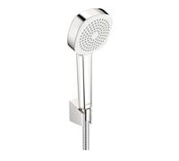 Hansa Basicjet - Set de pommeau de douche, 1 jet, support et flexible, chrome 44600113