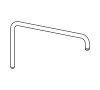Hansa Bras de douche pour Viva Système de douche avec colonne de douche coulissante à alimentation d'eau 44180200, 59913810,