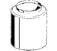 Hansa capuchon pour jante de bain chrome 59912265