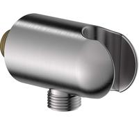Hansa - Coude mural avec support, acier brossé 290019-80
