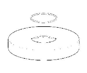 Hansa couvercle rosace complet d: 135 mm 59913726 chr