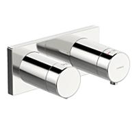 Hansa décoratif chromé 44529583 chromé , chromé thermostatique chromé , avec robinet d'arrêt