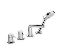 Hansa Designo - Mitigeur de baignoire, 4 trous, chrome 53122063