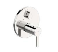 Hansa Designo - Mitigeur de baignoire encastré, avec inverseur pour 2 sorties, chrome 81113563