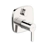 Hansa Designo - Mitigeur de baignoire encastré, avec inverseur pour 2 sorties, chrome 81119593
