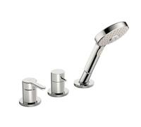 Hansa Designo - Mitigeur de baignoire, installation à 3 trous, chrome 53259063
