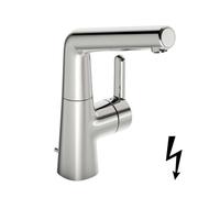 Hansa Designo - Mitigeur de lavabo pour chauffe-eau instantanés, avec vidage et bec pivotant, chrome 51211183