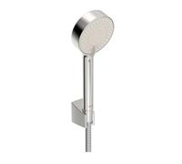 Hansa/douche Basic Jet Set de douche (douche à main + support + flexible de douche) | pour baignoire Piles, pommeau 3 jets, 95 mm, anti-calcaire technique, longueur du tuyau : 150 cm