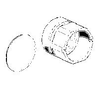 Hansa écrou annulaire SW50 M52 x 2000 59911516 M52 x 2000 , SW 50