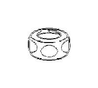 Hansa écrou union G1 / 2 SW24 59901998